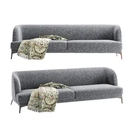 Velvet Sofa by Matteo Zorzenoni
